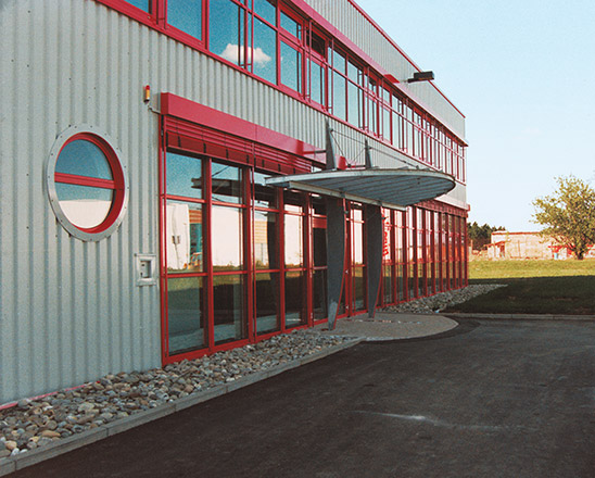 Neubau Produktionshalle Firma Giroflex in Trossingen